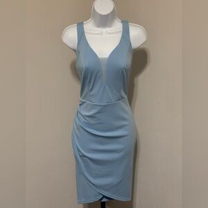 Grace Karin Light Blue Dress